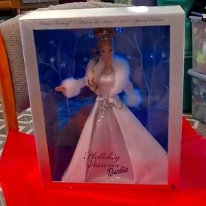2003 Holiday Visions Barbie Winter Fantasy first in series.